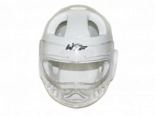 Шлем для тхеквондо белый с маской ZTT-001S-Б